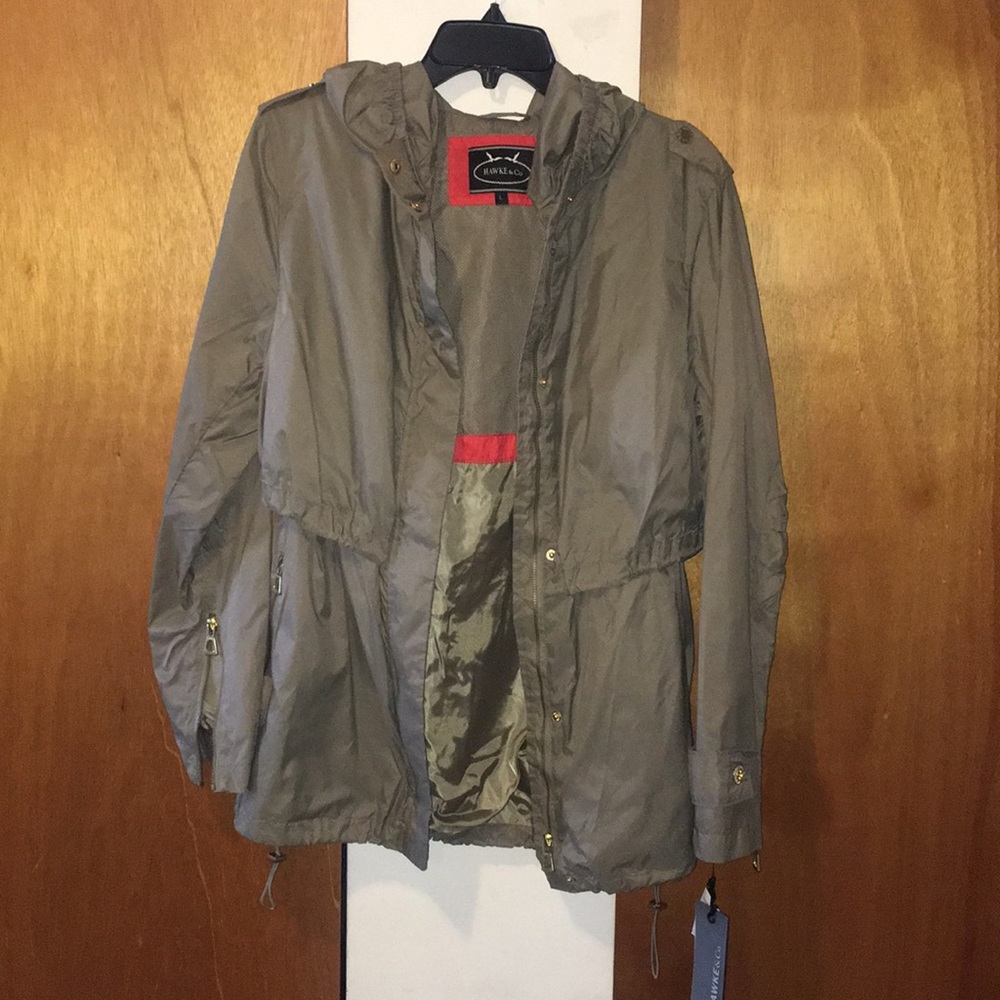 ☔️ NWT Hawke & Co. Tan Anorak Jacket